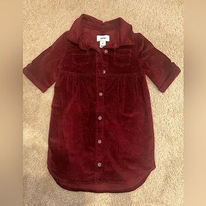 Toddler Old Navy Corduroy bottom down dress Size 3T excellent condition
